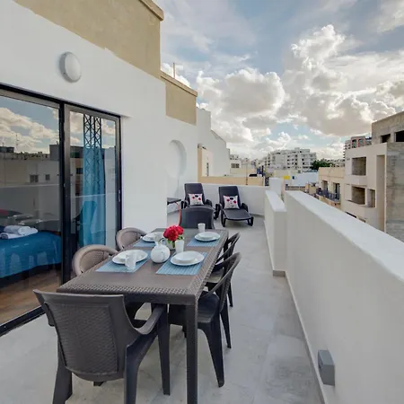 Exclusive 4-bedroom And Penthouse With Jacuzzi 斯利马